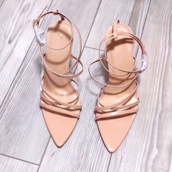 (41-1905) 🔥3/$20🔥  Mysoft Women's Sexy Pointed Toe Strappy  Sz 8 - Picture 5 of 11